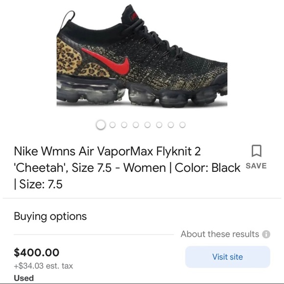 VaporMax Flyknit 2 'Cheetah - Picture 3 of 4